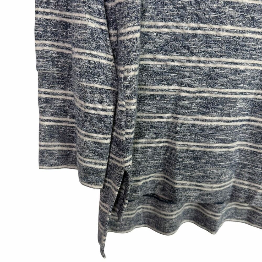Olive + Oak Blue White Stripe Cowl Neck XL - Picture 3 of 8